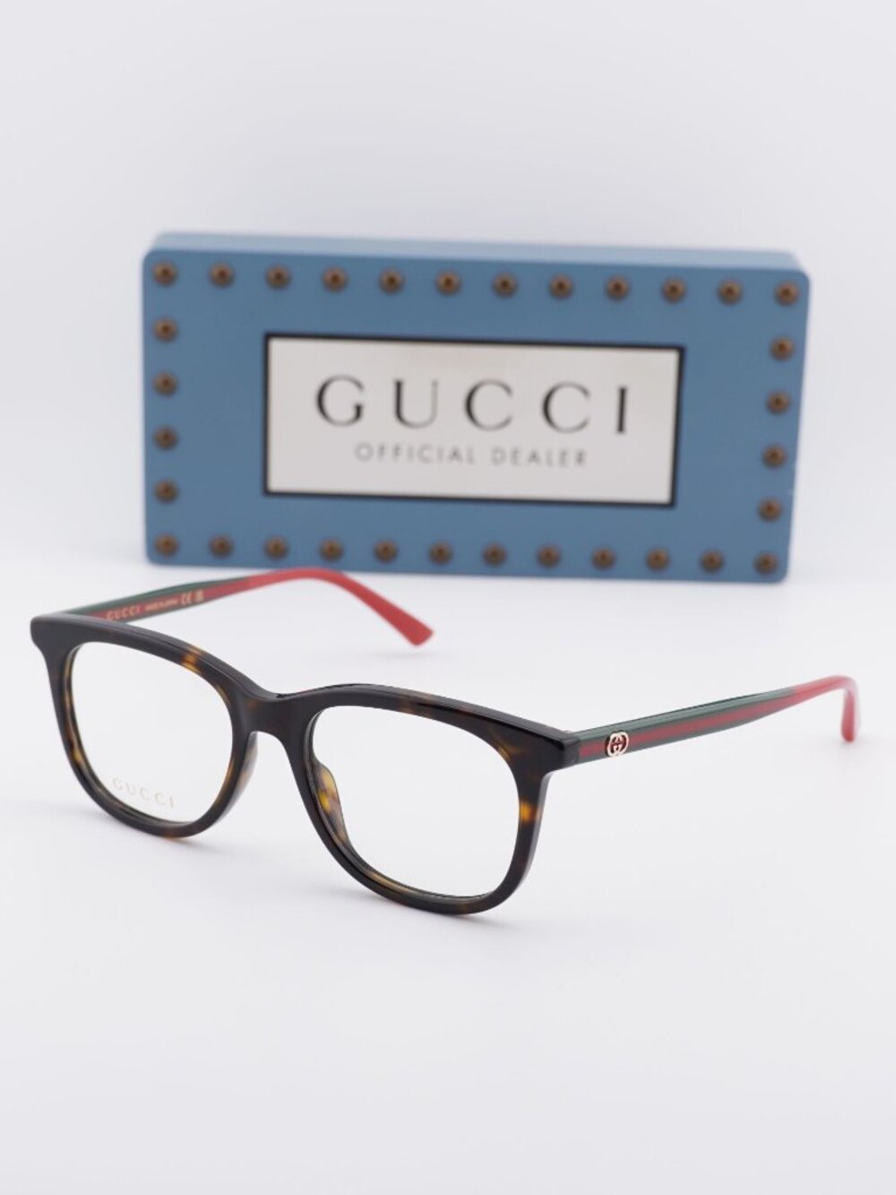 Gucci GG1990O 002 Square Eyeglasses - Havana 51mm
